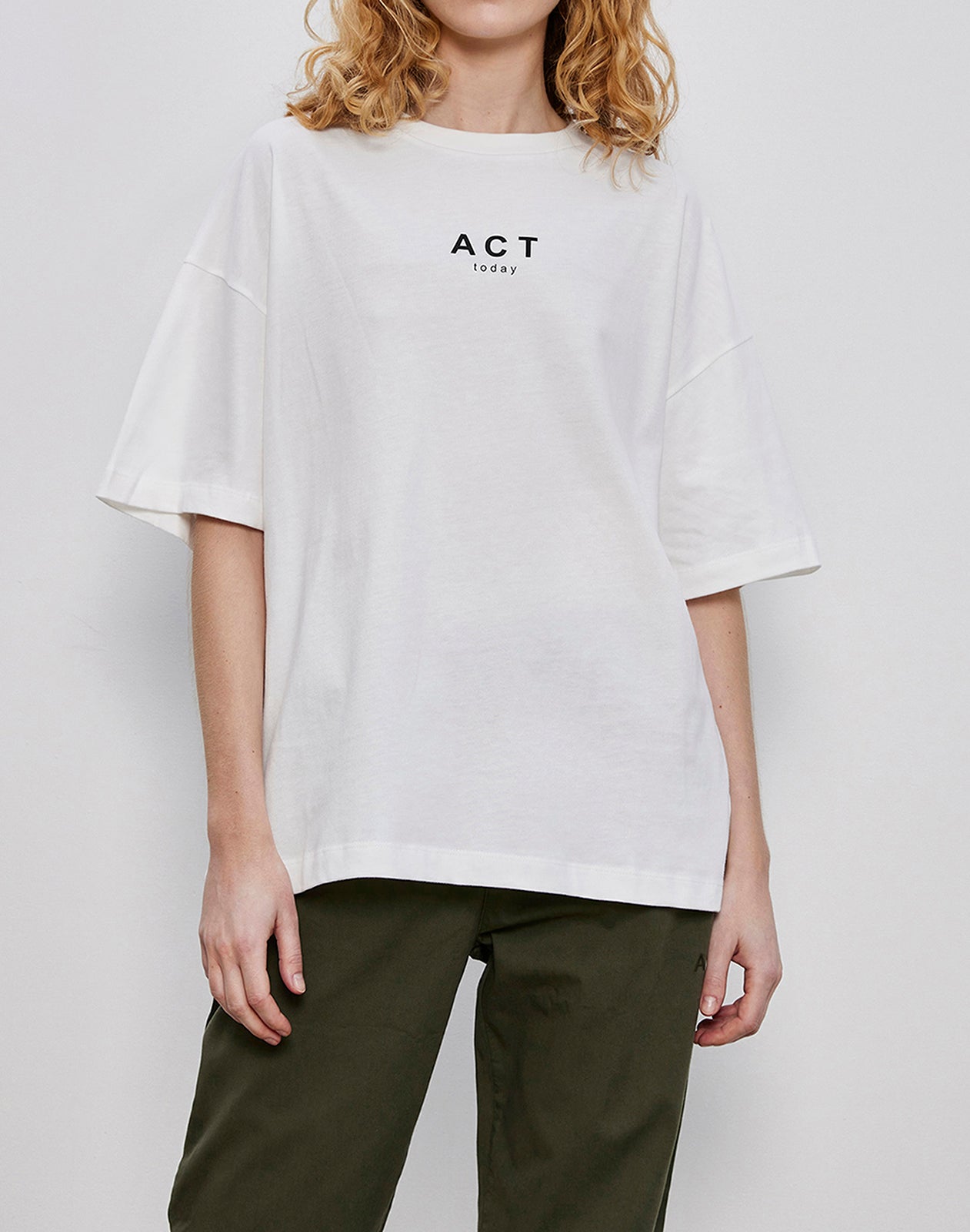 ACT today KIM t-shirt T-Shirt 001 White