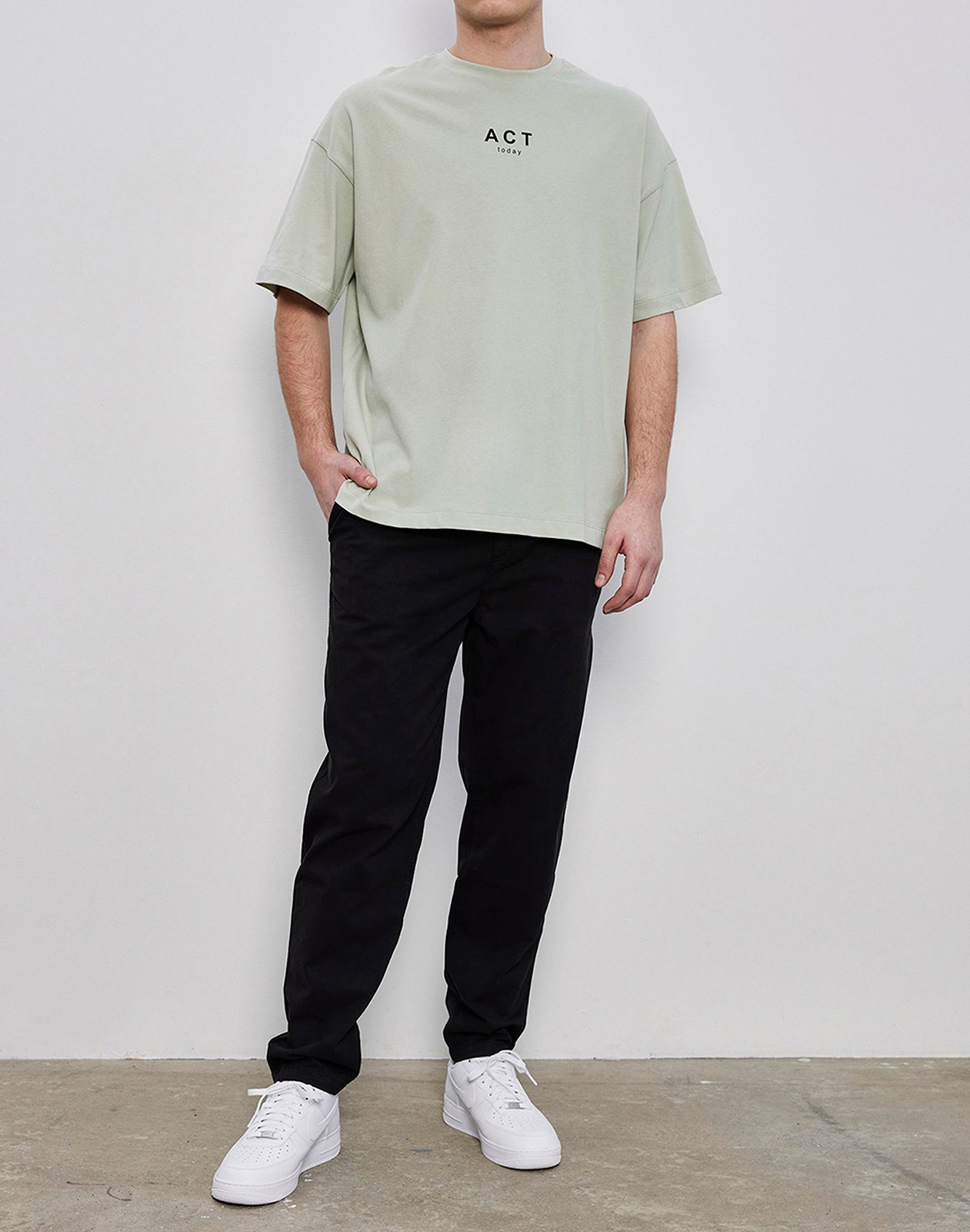 ACT today KIM t-shirt T-Shirt 125 Mineral Grey