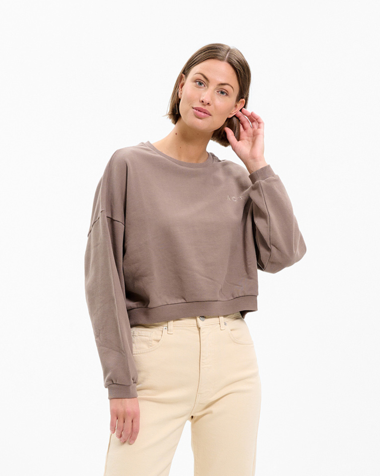 ACT today RIKA sweatshirt Sweat shirt 150 Iron