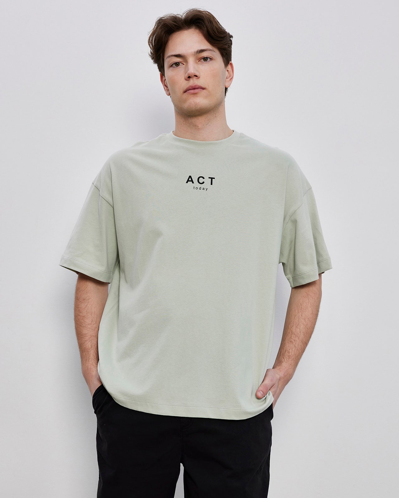 ACT today KIM t-shirt T-Shirt 125 Mineral Grey